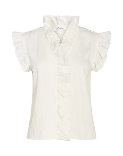 Suede Frill Top - Co Couture